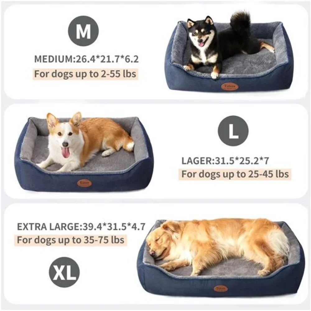 Orthopedic Dog Bed Medium Size Dog, Durable Egg Crate Foam 26.4